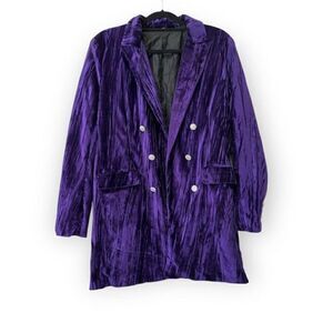 Beautiful purple gala blazer
